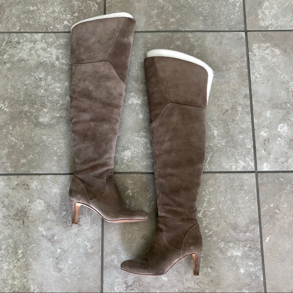 Vince Camuto taupe Thigh-Hi Boots - Picture 3 of 8